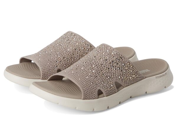 スケッチャーズ レディース サンダル シューズ Arch Fit Maui - Island Hopper AEROTHOTIC レザープラットフォームサンダル アーチサポート付き 編組