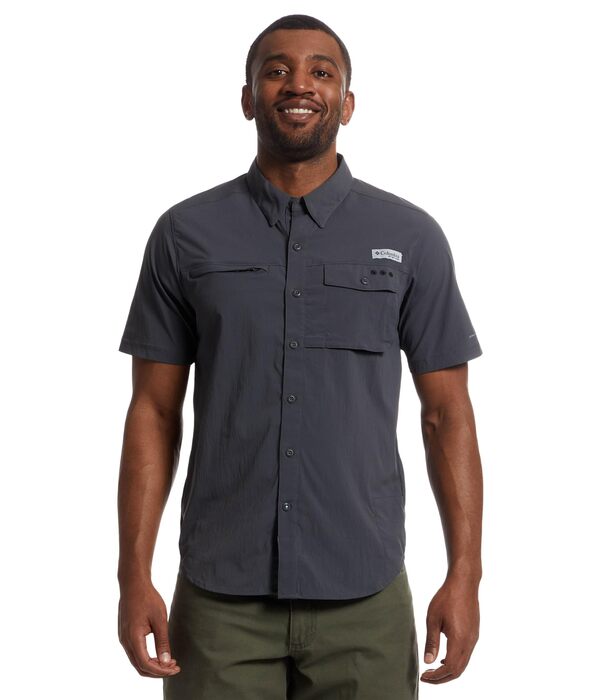 (取寄) コロンビア メンズ ワイルド キャスト ショート スリーブ シャツ Columbia men Wild Cast Short Sleeve Shirt Shark コロンビア メンズ シャツ トップス Wild Cast Short Sleeve Shirt Shark