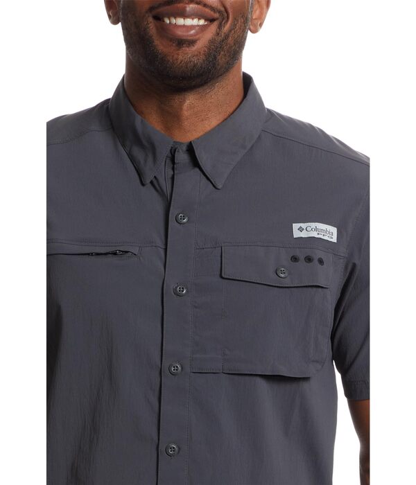 コロンビア メンズ シャツ トップス Wild Cast Short Sleeve Shirt Shark