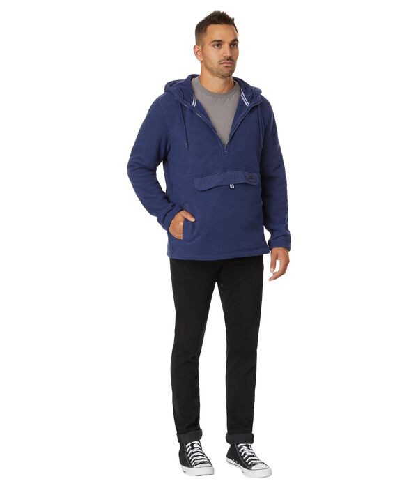 ハーレー メンズ パーカー・スウェット アウター Burrito Sherpa Anorak Midnight Aquaの通販は
