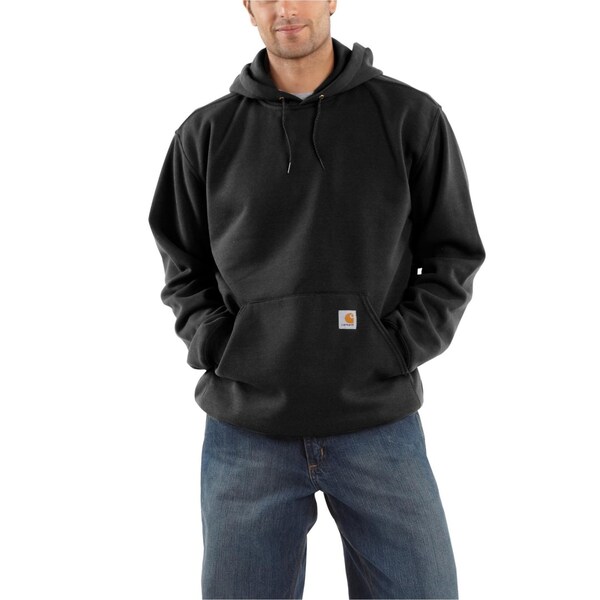 カーハート メンズ シャツ トップス Carhartt K121 Big and Tall Midweight Fleece Hoodie - Factory Seconds Black