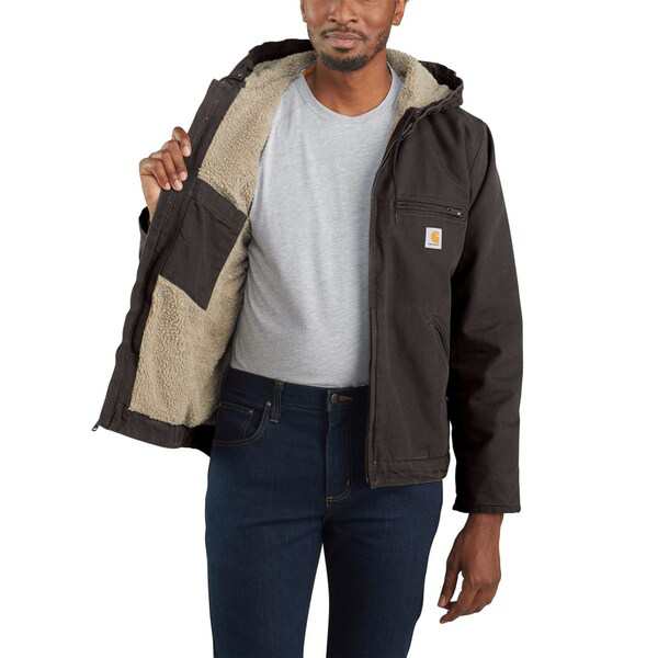 カーハート メンズ ジャケット・ブルゾン アウター Carhartt 104392 Big and Tall Bartlett Jacket - Sherpa Lined Factory Seconds Carh