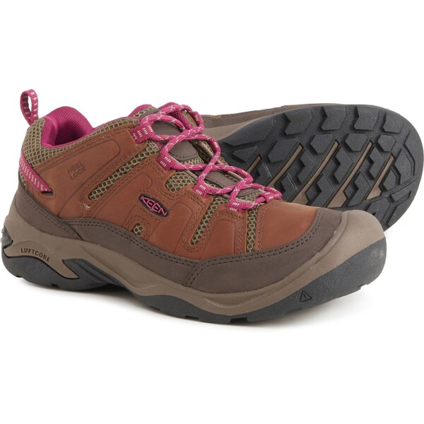 キーン レディース ブーツ・レインブーツ シューズ Keen Circadia Vent Trail Hiking Shoes - Leather (For Women) Syrup/Boysenberryの通販は 13,244円