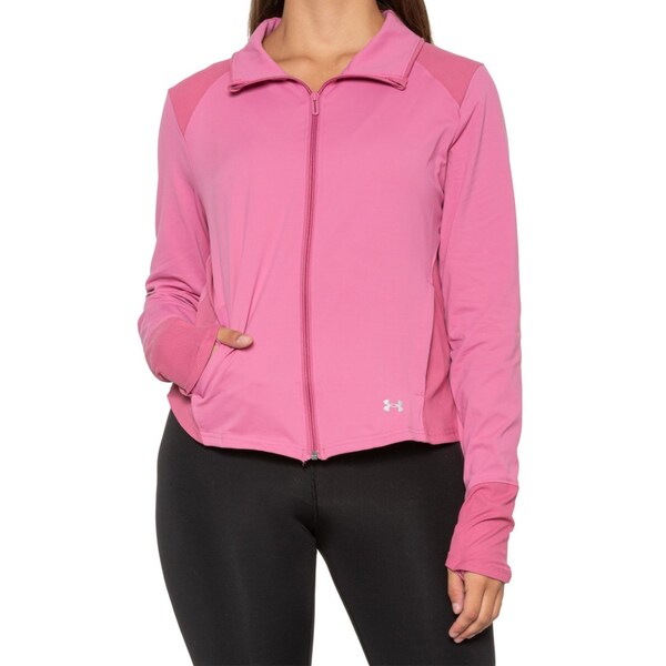 アンダーアーマー レディース ジャケット・ブルゾン アウター Under Armour Meridian Jacket Pace Pinkの通販は 8,725円