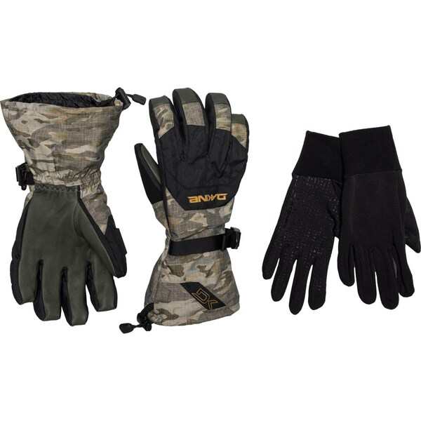 ダカイン メンズ 手袋 アクセサリー DaKine Leather Scout Gloves - Waterproof Insulated (For Men) Cascade Camo