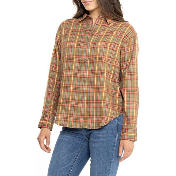 マーモット レディース シャツ トップス Marmot Fairfax Lightweight Novelty Flannel Shirt - Long Sleeve Grapefruit