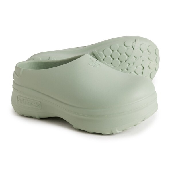 アディダス レディース サンダル シューズ adidas Adifom Stan Mule Shoes (For Women) Silver Green