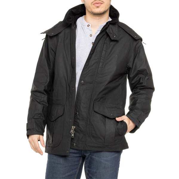 フィルソン メンズ ジャケット・ブルゾン アウター Filson Cover Cloth Woodland Jacket Black