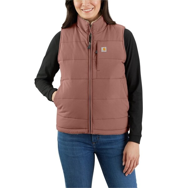 カーハート レディース ジャケット・ブルゾン アウター Carhartt 105607 Montana Reversible Relaxed Fit Vest - Insulated Nutmeg