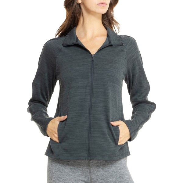 アンダーアーマー レディース ジャケット・ブルゾン アウター Under Armour Tempo Fleece Jacket Anthracite Heatherの通販は 8,480円