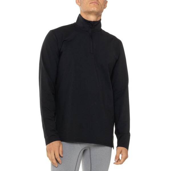 アンダーアーマー メンズ ジャケット・ブルゾン アウター Under Armour MFO Meridian Shirt - Zip Neck Long Sleeve Black