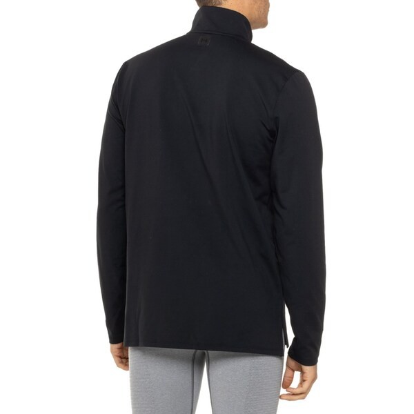 アンダーアーマー メンズ ジャケット・ブルゾン アウター Under Armour MFO Meridian Shirt - Zip Neck Long Sleeve Black