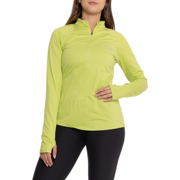 コロンビア レディース ジャケット・ブルゾン アウター Columbia Sportswear Endless Trail Omni-WickR Mesh Shirt - Zip Neck Long Sleeの通販は 9,980円