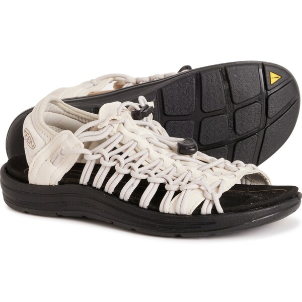 キーン レディース サンダル シューズ Keen Uneek II Open Toe Sport Sandals (For Women) Silver Birch/Blackの通販は 12,195円