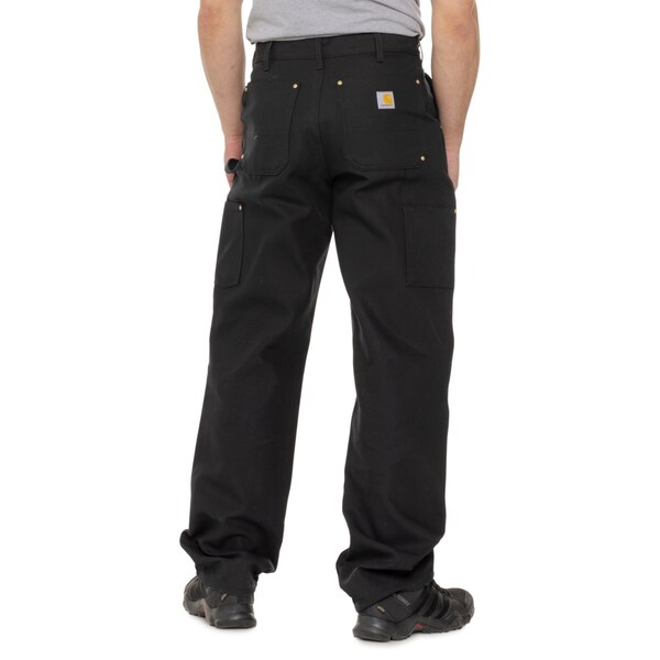 カーハート メンズ カジュアルパンツ ボトムス Carhartt B01 Loose Fit Firm Duck Utility Work Pants Blackの通販は