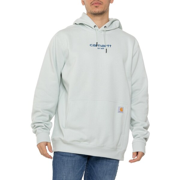 カーハート メンズ シャツ トップス Carhartt 106655 ForceR Relaxed Fit Lightweight Logo Graphic Hoodie Dew Dropの通販は