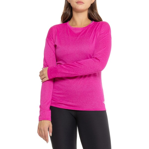 ノースフェイス レディース シャツ トップス The North Face Breeze Shirt - Long Sleeve Fuschia Pink Heatherの通販は 8,283円