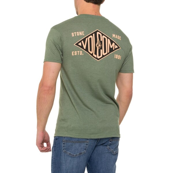 ボルコム メンズ Tシャツ トップス Volcom Linesman T-Shirt - Short Sleeve Desert Greenの通販は