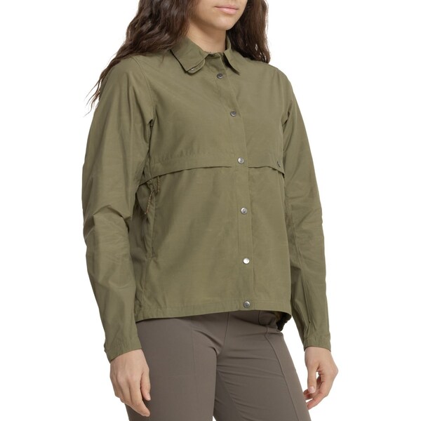 フェールラーベン レディース ジャケット・ブルゾン アウター Fjallraven S/F Rider’s Wind Jacket Greenの通販は 14,415円