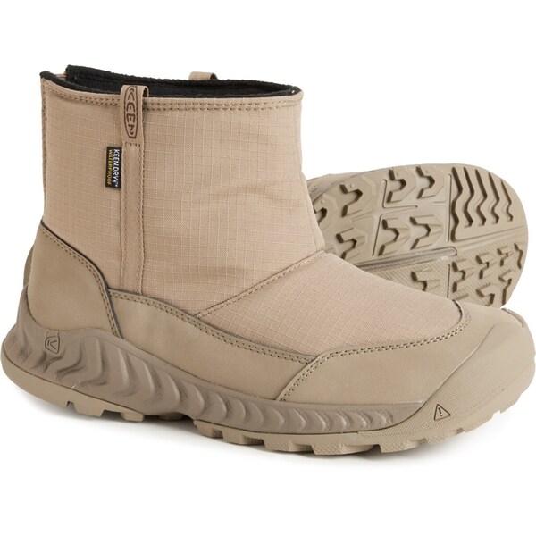 キーン レディース ブーツ・レインブーツ シューズ Keen Hood NXIS Pull-On Boots - Waterproof Insulated (For Women) Brindle/Brindleの通販は 20,980円