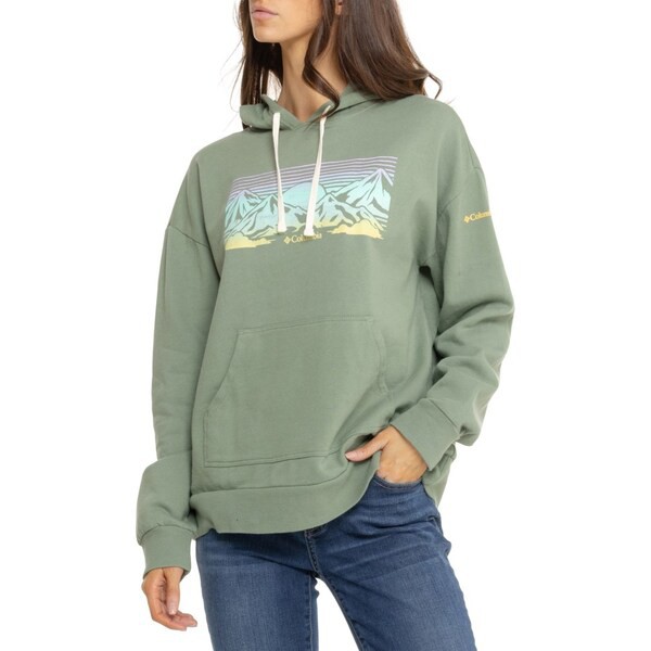 コロンビア レディース パーカー・スウェット アウター Columbia Sportswear Graphic Hoodie Peri/Sea Spray