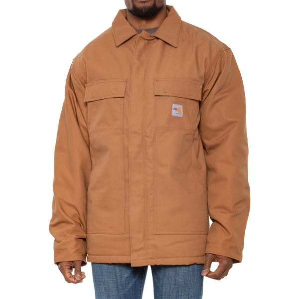 カーハート メンズ ジャケット・ブルゾン アウター Carhartt 101618 Big and Tall Flame-Resistant Duck Traditional Coat - Insulated Fの通販は