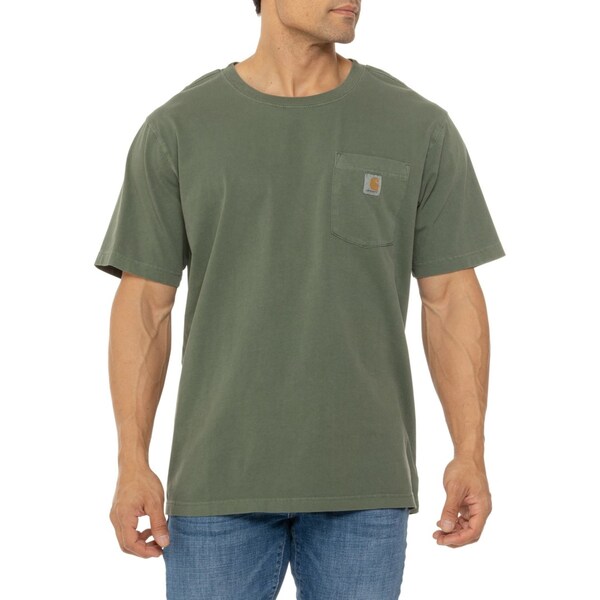 カーハート メンズ シャツ トップス Carhartt 106252 Big and Tall Relaxed Fit Lightweight Garment-Dyed T-Shirt - Short Sleeve Factoの通販は 7,480円