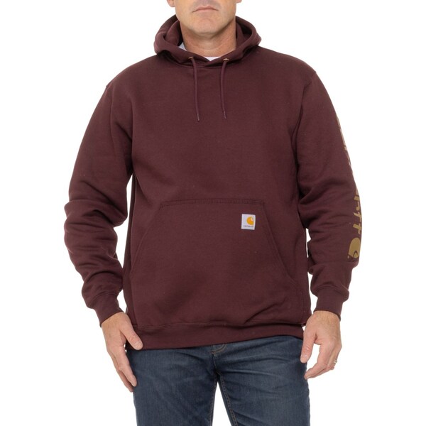 カーハート メンズ シャツ トップス Carhartt K288 Loose Fit Midweight Logo Graphic Hoodie - Factory Seconds Portの通販は