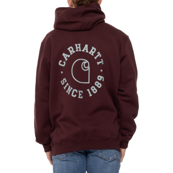 カーハート メンズ シャツ トップス Carhartt 106388 Rain DefenderR Loose Fit 1889 Graphic Hoodie - Factory Seconds Port