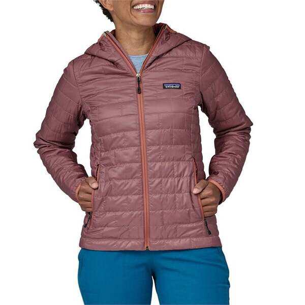 パタゴニア レディース ジャケット・ブルゾン アウター Patagonia Nano Puff Hoodie - Women's Evening Mauve