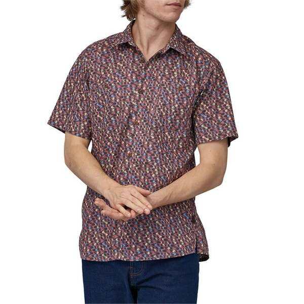 人気が高い  シャツ メンズ パタゴニア トップス Short Step Back Patagonia 半袖シャツ