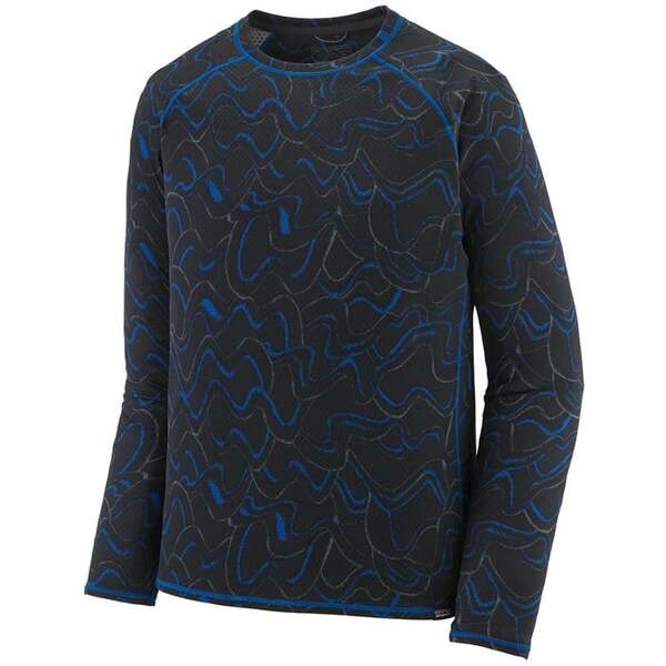 パタゴニア メンズ シャツ トップス Patagonia CapileneR Midweight Crew - Men's Small Currents: Endless Blueの通販は 27,480円