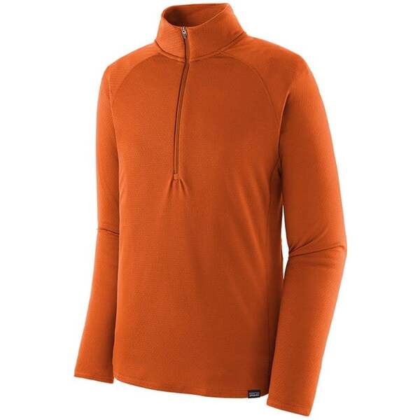 パタゴニア メンズ シャツ トップス Patagonia CapileneR Midweight Zip-Neck Top - Men's Redtail Rustの通販は
