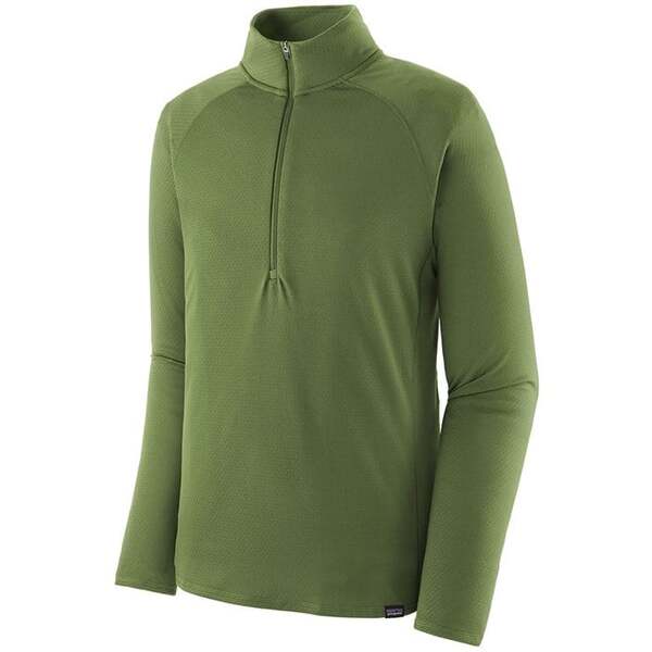 パタゴニア メンズ シャツ トップス Patagonia CapileneR Midweight Zip-Neck Top - Men's Terrain Greenの通販は
