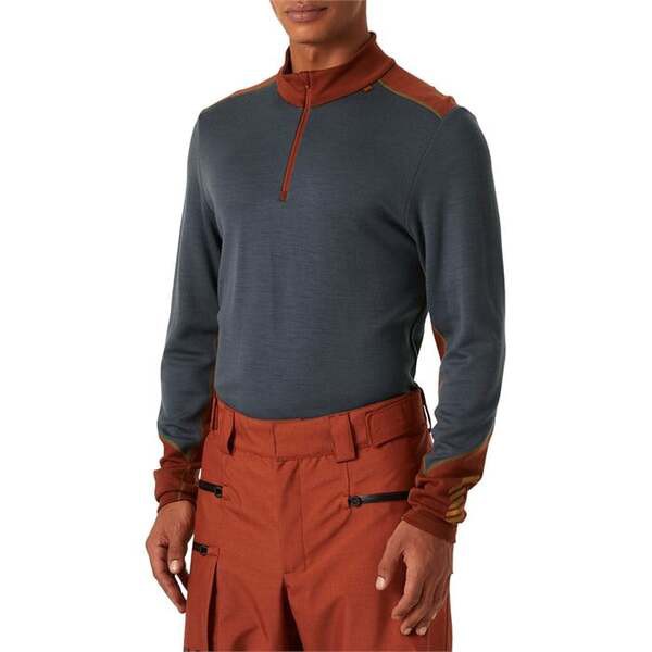 ヘリーハンセン メンズ シャツ トップス Helly Hansen Lifa Merino Midweight 1/2 Zip Base Layer Top Alpine Frostカジュアルシャツ