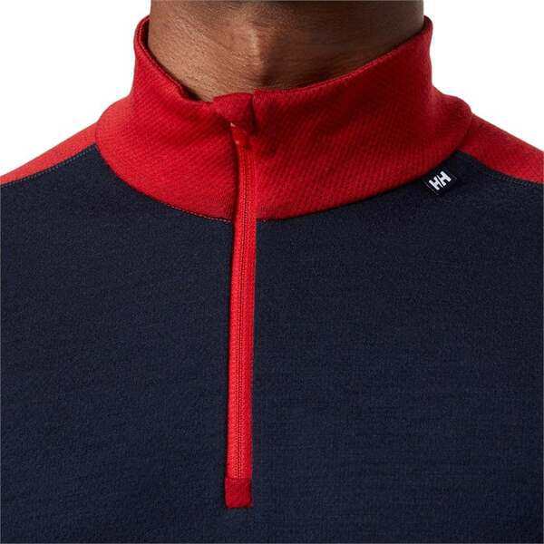 ヘリーハンセン メンズ シャツ トップス Helly Hansen Lifa Merino Midweight 1/2 Zip Base Layer Top Alpine Frost