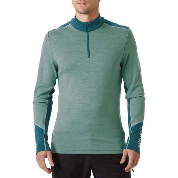 ヘリーハンセン メンズ シャツ トップス Helly Hansen Lifa Merino Midweight 1/2 Zip Base Layer Top Cactus 23,616円