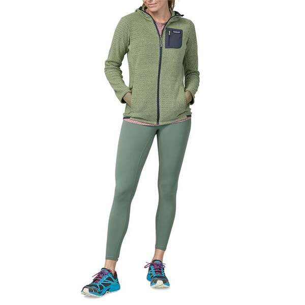 パタゴニア レディース ジャケット・ブルゾン アウター Patagonia R1 Air Full Zip Hoodie - Women's  Salvia Green