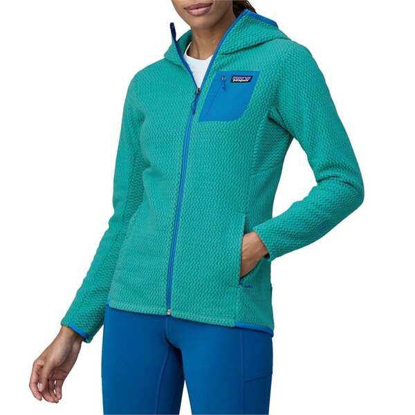パタゴニア レディース パーカー・スウェット アウター Patagonia R1 Air Full Zip Hoodie - Women's Subtidal Blueの通販は