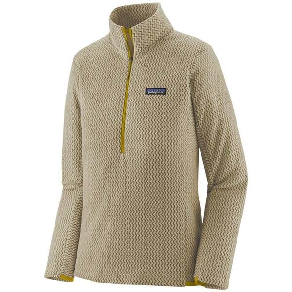 パタゴニア レディース シャツ トップス Patagonia R1 Air Zip Neck Top - Women's Buttercup Yellow
