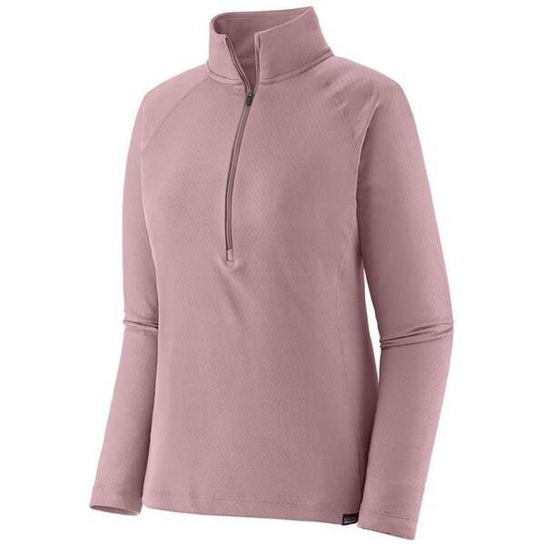 パタゴニア レディース シャツ トップス Patagonia Capilene Midweight Zip-Neck Top - Women's Stormy Mauve