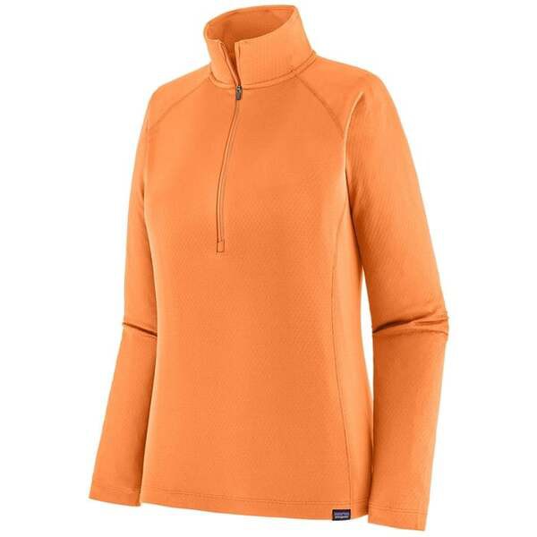 パタゴニア レディース シャツ トップス Patagonia Capilene Midweight Zip-Neck Top - Women's Vivid Apricot