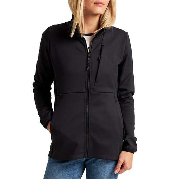 バートン レディース ニット・セーター アウター Burton Multipath Full-Zip Fleece - Women's True Black