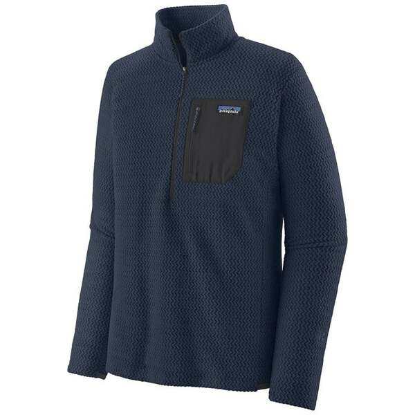 パタゴニア メンズ シャツ トップス Patagonia R1R Air Zip Neck Top - Men's New Navyの通販は