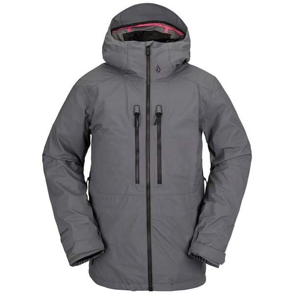 ボルコム メンズ ジャケット・ブルゾン アウター Volcom Guide GORE-TEX Jacket Dark Grey