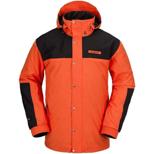 ボルコム メンズ ジャケット・ブルゾン アウター Volcom Longo GORE-TEX Jacket Orange Shock