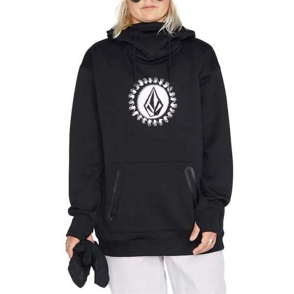 ボルコム レディース シャツ トップス Volcom Spring Shred Hoodie - Women's Black