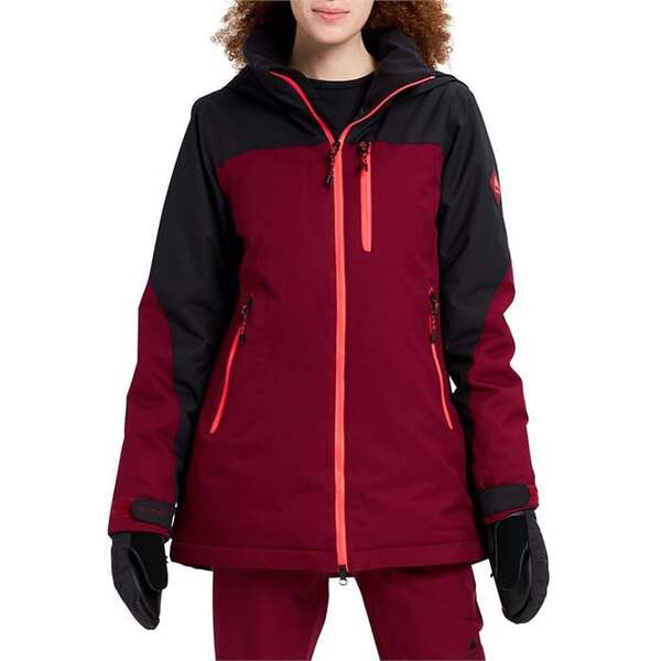 バートン レディース ジャケット・ブルゾン アウター Burton Lelah Jacket - Women's True Black / Mulled Berry