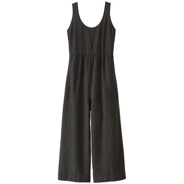 パタゴニア レディース カジュアルパンツ ボトムス Patagonia Garden Island Jumpsuit - Women's Whole Weave: Ink Black