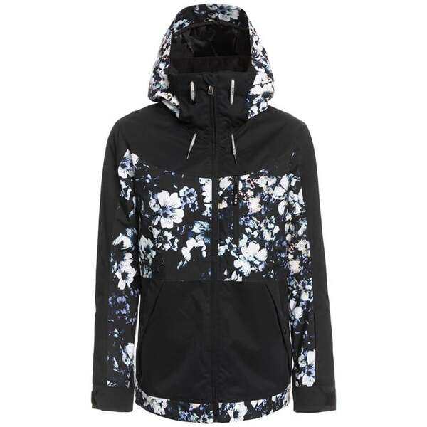 ロキシー レディース ジャケット・ブルゾン アウター Roxy Presence Parka Jacket - Women's True Black/Black Flowers